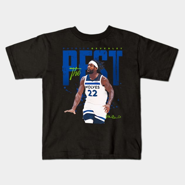 Patrick Beverley Kids T-Shirt by Ro Go Dan